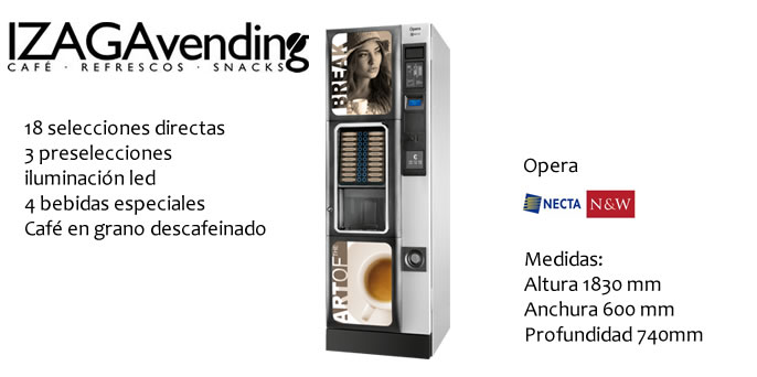 máquina vending café para grandes empresas